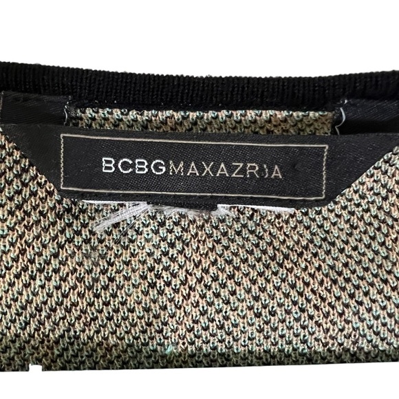 BCBGMAXAZRIA Leopard Print Fit and Flair Skater Dress Size Small - Picture 11 of 12